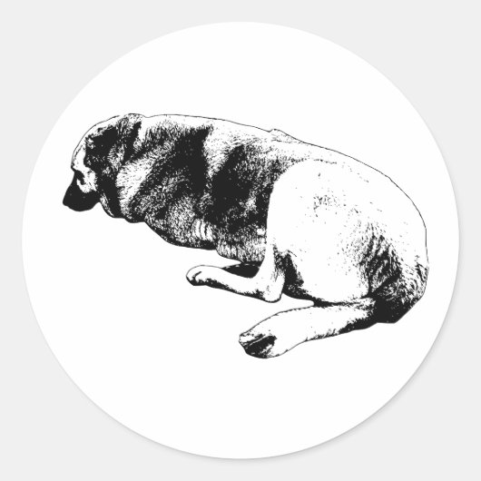 A Quiet Pause ラウンドシール (正面)