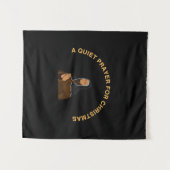 A QUIET PRAYER FOR CHRISTMAS タペストリー (正面(横))