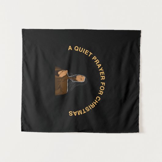 A QUIET PRAYER FOR CHRISTMAS タペストリー (正面(横))