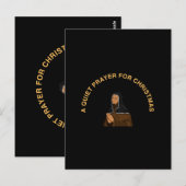 A QUIET PRAYER FOR CHRISTMAS ポストカード (正面/裏面)