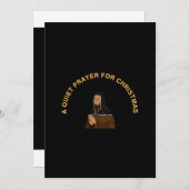 A QUIET PRAYER FOR CHRISTMAS 案内状 (正面/裏面)