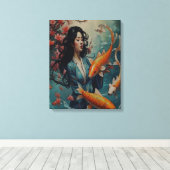 A Quiet Riot of Yellow キャンバスプリント (インサイチュ (ウッドフロア))