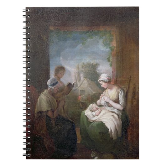 A Quiet Time, c.1810 (キャンバス上の油) ノートブック (正面)
