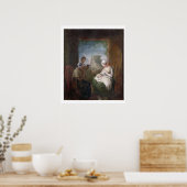 A Quiet Time, c.1810 (キャンバス上の油) ポスター (キッチン)