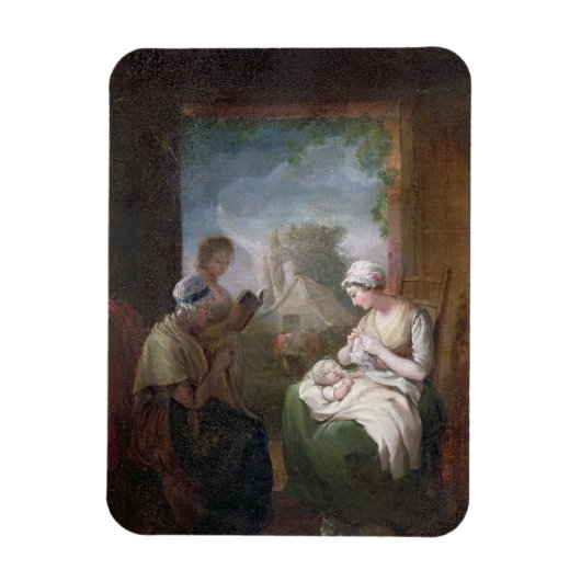 A Quiet Time, c.1810 (キャンバス上の油) マグネット (縦)