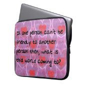 A Quote From Gomer Pyle on an Electronics Bag ラップトップスリーブ (正面左)