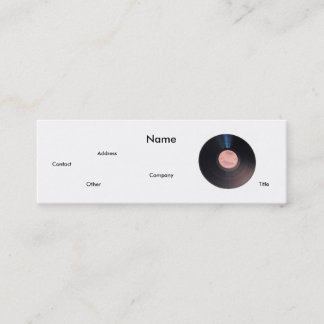 A&Rプロファイルカード スキニー名刺