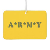 A*R*M*Y カーエアーフレッシュナー (裏面)