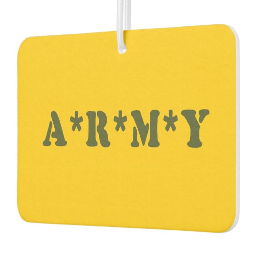 A*R*M*Y カーエアーフレッシュナー (左)