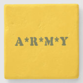 A*R*M*Y ストーンコースター (正面)