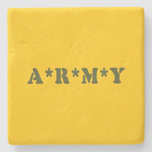 A*R*M*Y ストーンコースター (正面)