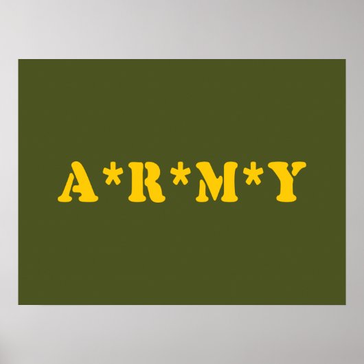 A*R*M*Y ポスター (正面)