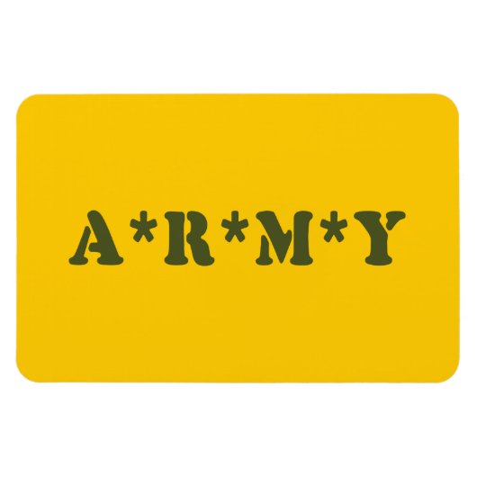 A*R*M*Y マグネット (横)