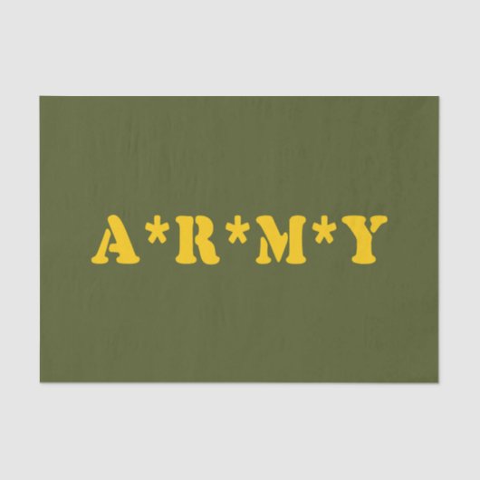 A*R*M*Y 薄葉紙 (正面)