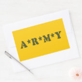 A*R*M*Y 長方形シール (封筒)