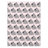 A rabbit family -ヴィンテージイラストレーション テーブルクロス (正面)