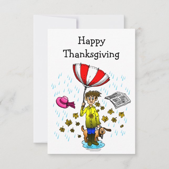 A Rainy Thanksgiving Day (正面)