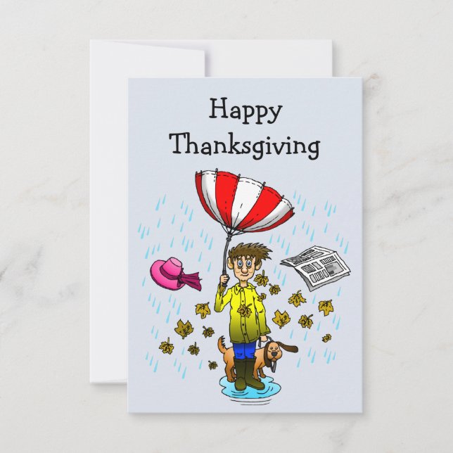 A Rainy Thanksgiving Day (正面)