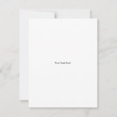 A Rainy Thanksgiving Day ノートカード (裏面)