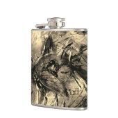 A Rat 中国の Year 2020〔占星術の〕十二宮図誕生日名フラスコ フラスク (左)