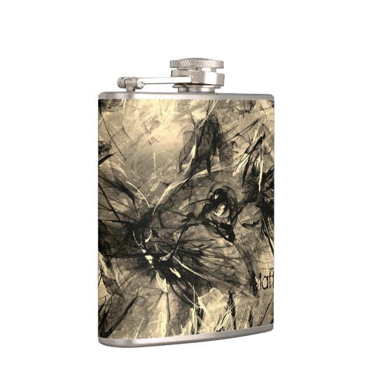 A Rat 中国の Year 2020〔占星術の〕十二宮図誕生日名フラスコ フラスク (右)