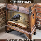 A raven and the key to knowledge 薄葉紙