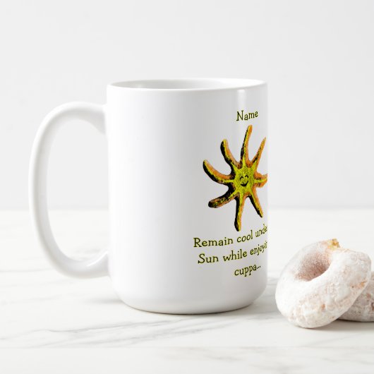 A ray of happiness  コーヒーマグカップ (ドーナツ)