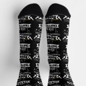 A Real Boss (For Him) Quote ソックス (上部)