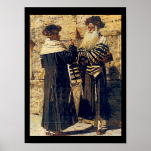 A Rebbe at the Kotel by Vereshchagin - Circa 1880s ポスター