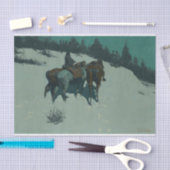 A Reconnaissance by Frederic Remington 薄葉紙 (クラフト)