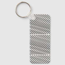 A rectangular keychain with a metal ring キーホルダー