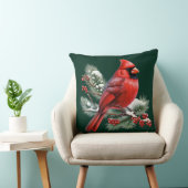 A Red Cardinal クッション (椅子)