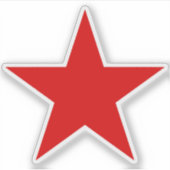 A Red Star Of Anarchy シール (正面)