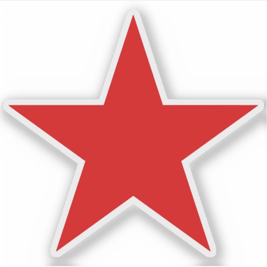 A Red Star Of Anarchy シール (正面)