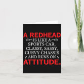 A Redhead Is Like A Srts Car Cly Sy Curvy Chis  カード (正面)