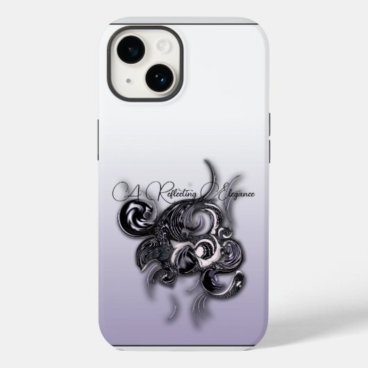 「A Reflective Elegance」、Apple iPhone 14ケース Case-Mate iPhoneケース (裏面)