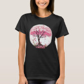 A Refreshing and Enchanting Cherry Blossom Globe Tシャツ (正面)