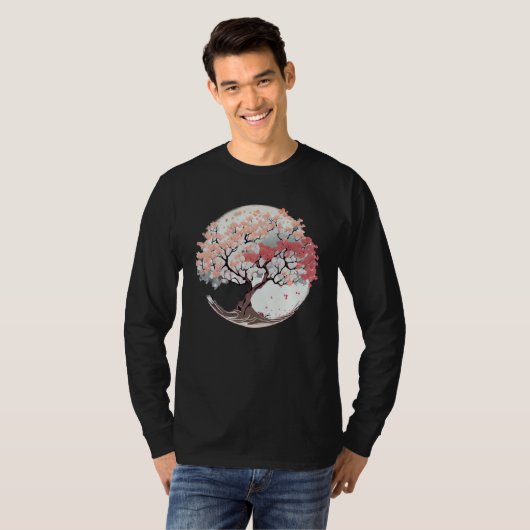 A Refreshing and Enchanting Tree of Life Cherry Bl Tシャツ (正面フル)