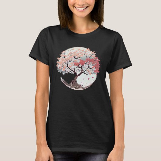 A Refreshing and Enchanting Tree of Life Cherry Bl Tシャツ (正面)