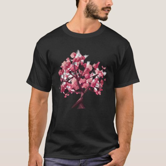 A Refreshing and Vibrant Cherry Blossom Tree of li Tシャツ (正面)