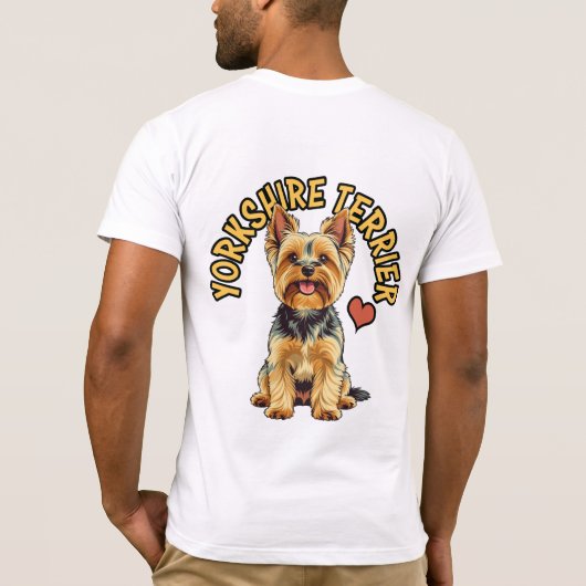 A Regal Companion: Yorkshire Terrier Tシャツ (裏面)