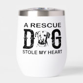 A rescue Dog Steal My Heart Dog Lover Design (正面)
