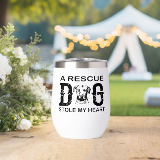 A rescue Dog Steal My Heart Dog Lover Design