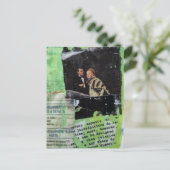 A Retro Couple Collage ポストカード (スタンド正面)