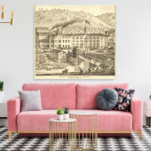 A Reymannの醸造所とモルトハウス キャンバスプリント (インサイチュ (リビング))