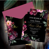 A Rich Bouquet Save the Date Wedding Invitation 招待状