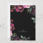 A Rich Bouquet Wedding Invitation 招待状 (裏面)