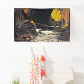 A River、素晴らしArt by Tom Thomson 横断幕 (インサイチュ)