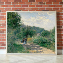 A Road in Louveciennes by Augusteルノアールファインアート