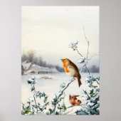 A Robin and Wren by Harry Bright ポスター (正面)